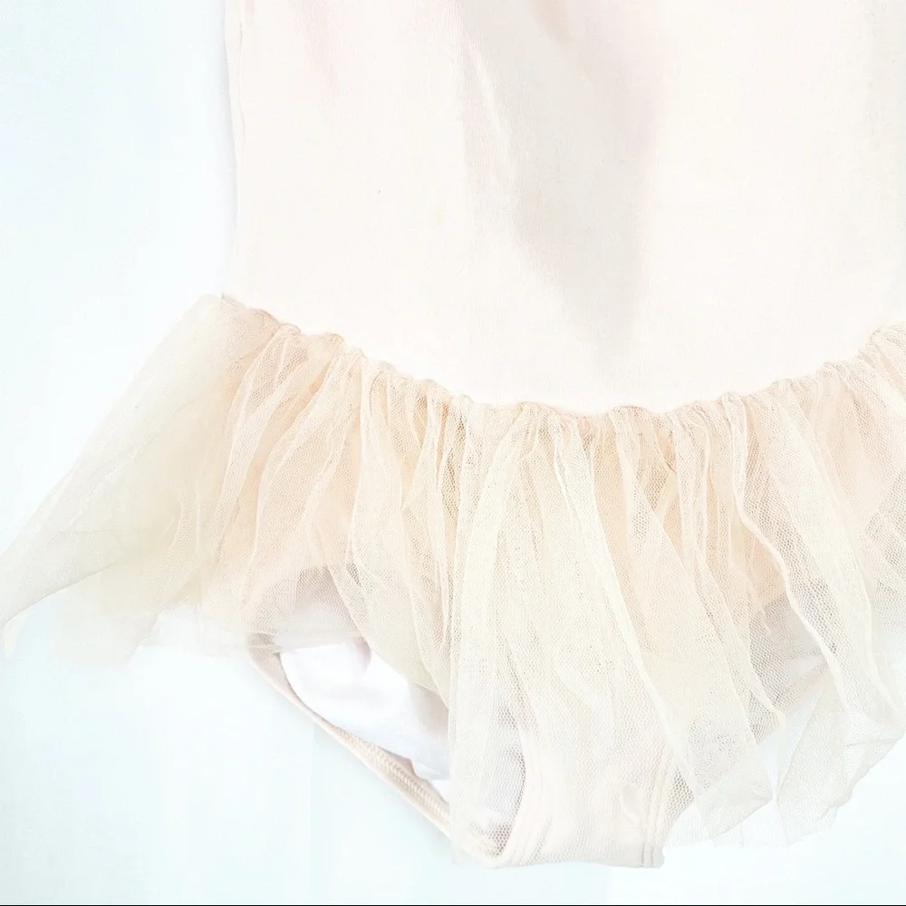 BLOCH Ballett Tutu Ruffle Leotard Pink Size 6-7